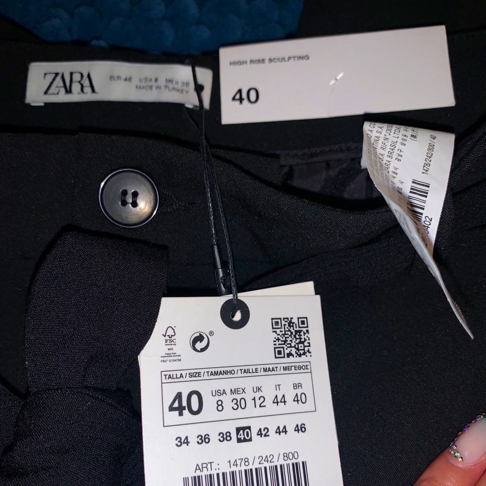 High rise Zara pants